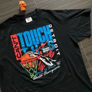 90s Detroit Pistons back to back sz L